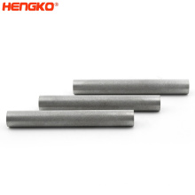 5 25 microns Sintered stainless steel 316L porous powder metal precise air nano filter tube